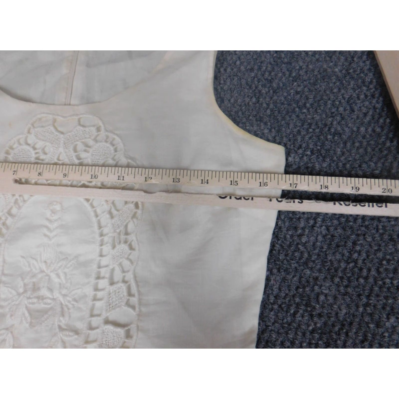 Old Navy Old Navy Womens Dress A-Line Sleeveless White Knee Length Zip Crew Neck Ruffle Lined Cotton Rayon Vintage: No Regular Size 2 Womens Size XS / US 0-2 / IT 36-38 - 7 Thumbnail