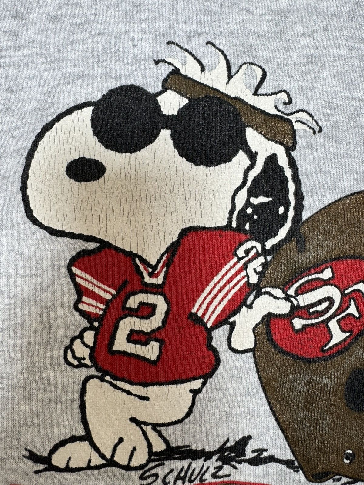 Other Vintage San Francisco 49ers Snoopy Peanuts Sweatshirt Artex Size US L / EU 52-54 / 3 - 7 Thumbnail