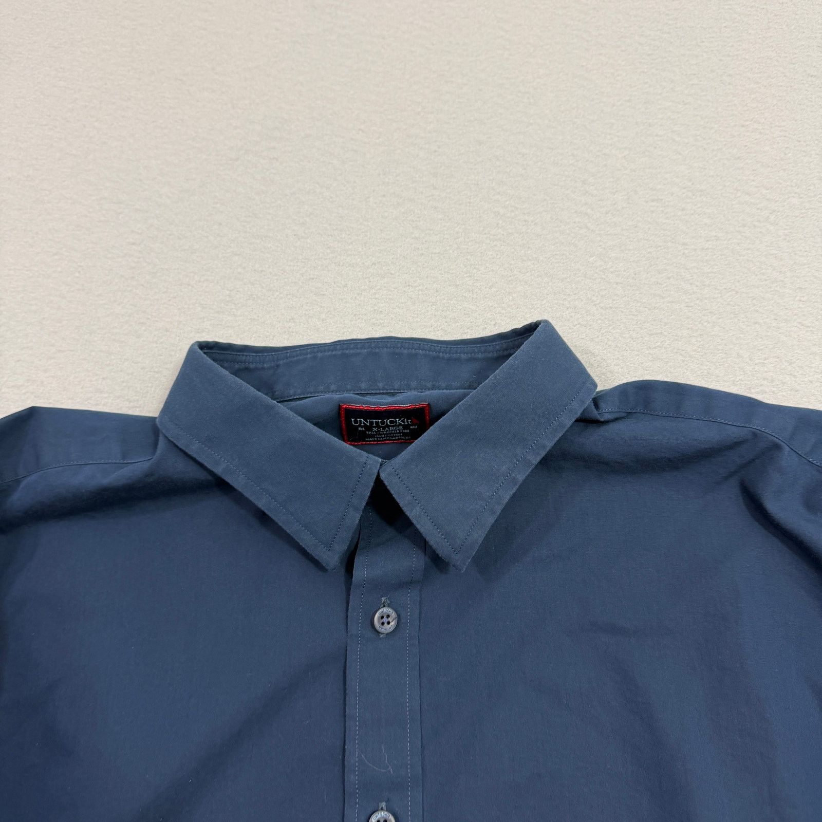 UNTUCKit Untuckit Shirt Mens Extra Large Blue Button Up Long Sleeve Size US XL / EU 56 / 4 - 3 Thumbnail