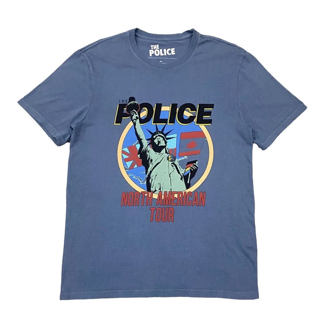Band Tees The Police Rock Band North American Tour Merchandise Tshirt Size US M / EU 48-50 / 2 - 1 Thumbnail