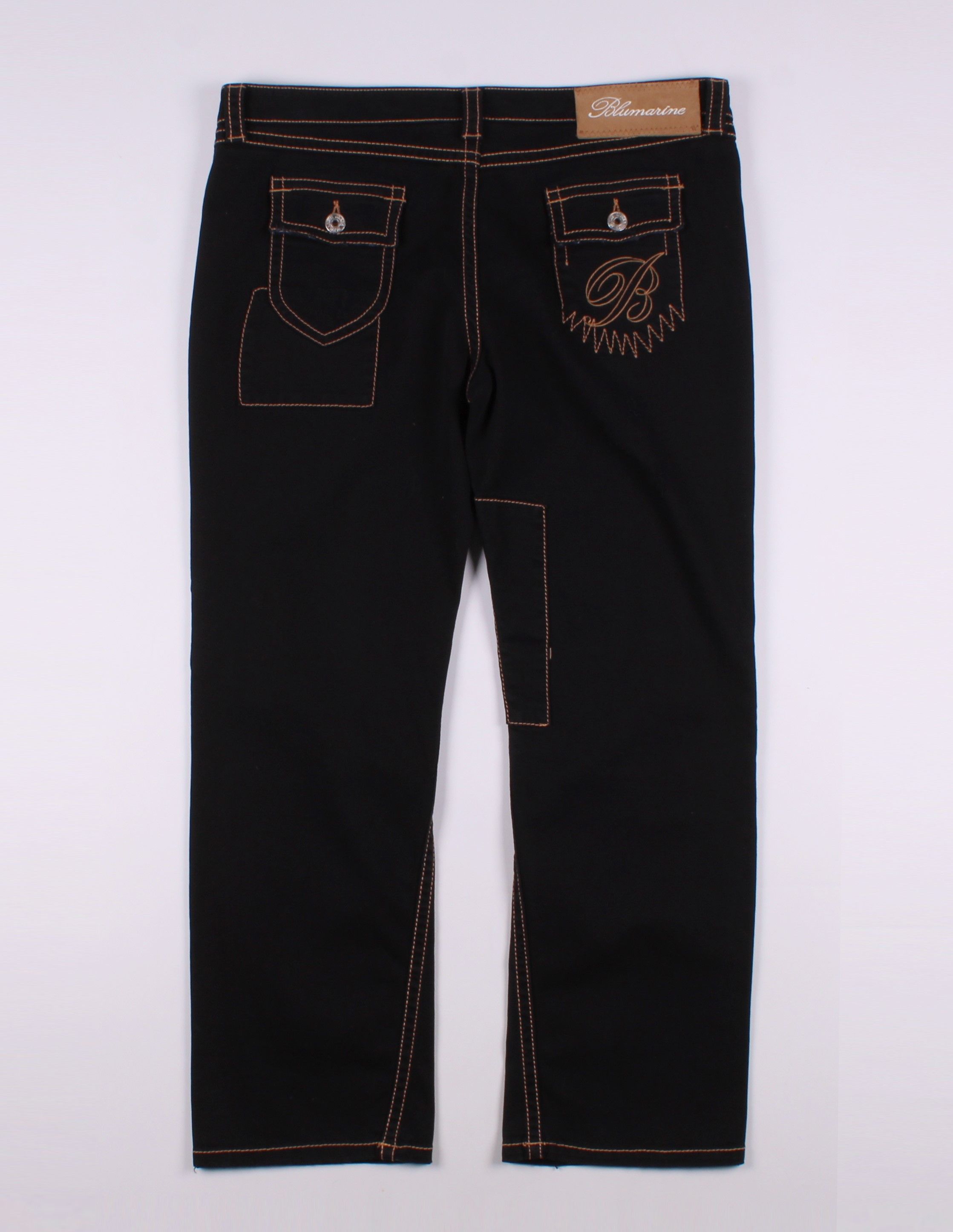 Blumarine Vintage Blumarine Distressed Straight Pants Size 34" / US 12 / IT 48 - 10 Thumbnail