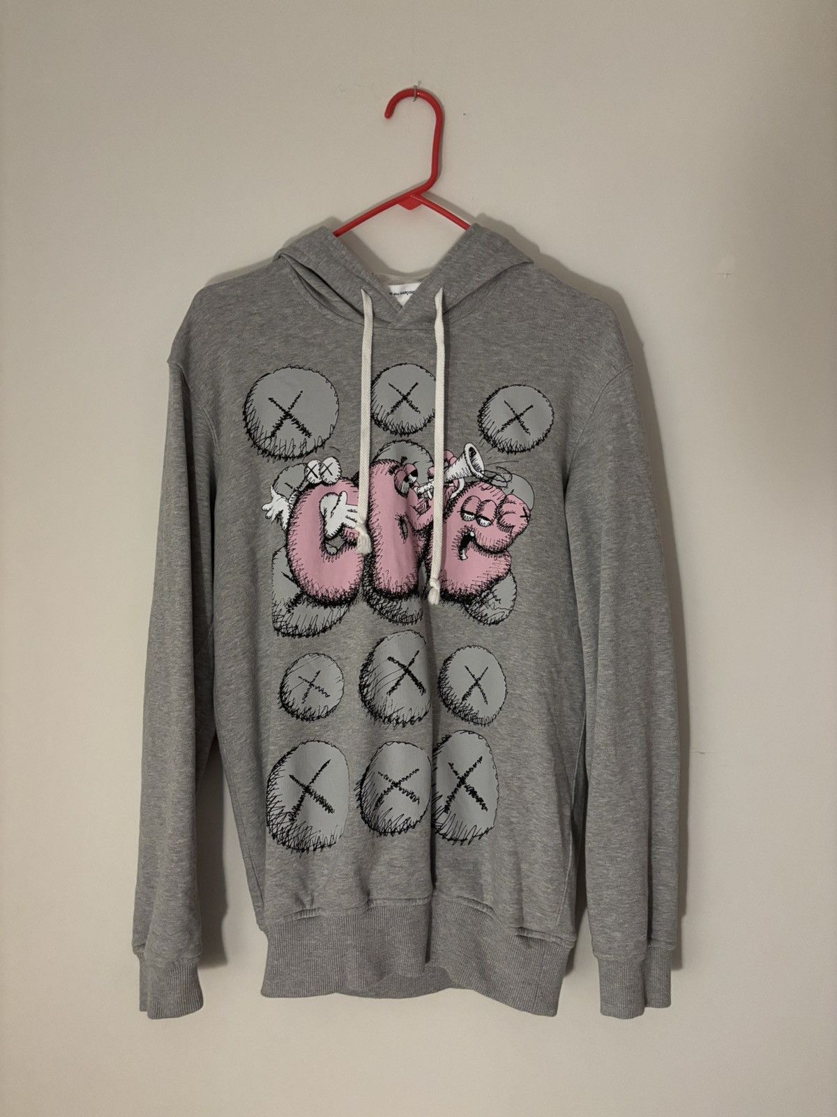 Comme des Garcons SHIRT × Kaws CDG X KAWS Pink Accent Hoodie Size US L / EU 52-54 / 3 - 1 Thumbnail