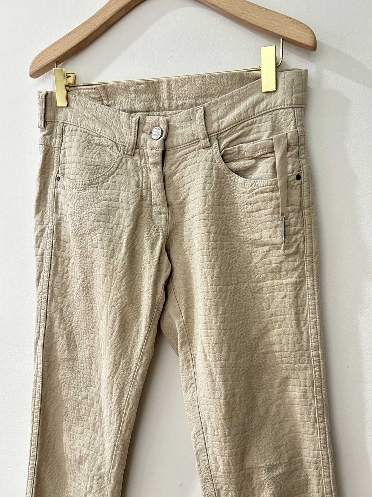 Silent By Damir Doma Croc Embossed Skinny Leg Jeans Size 28" / US 6 / IT 42 - 2 Thumbnail
