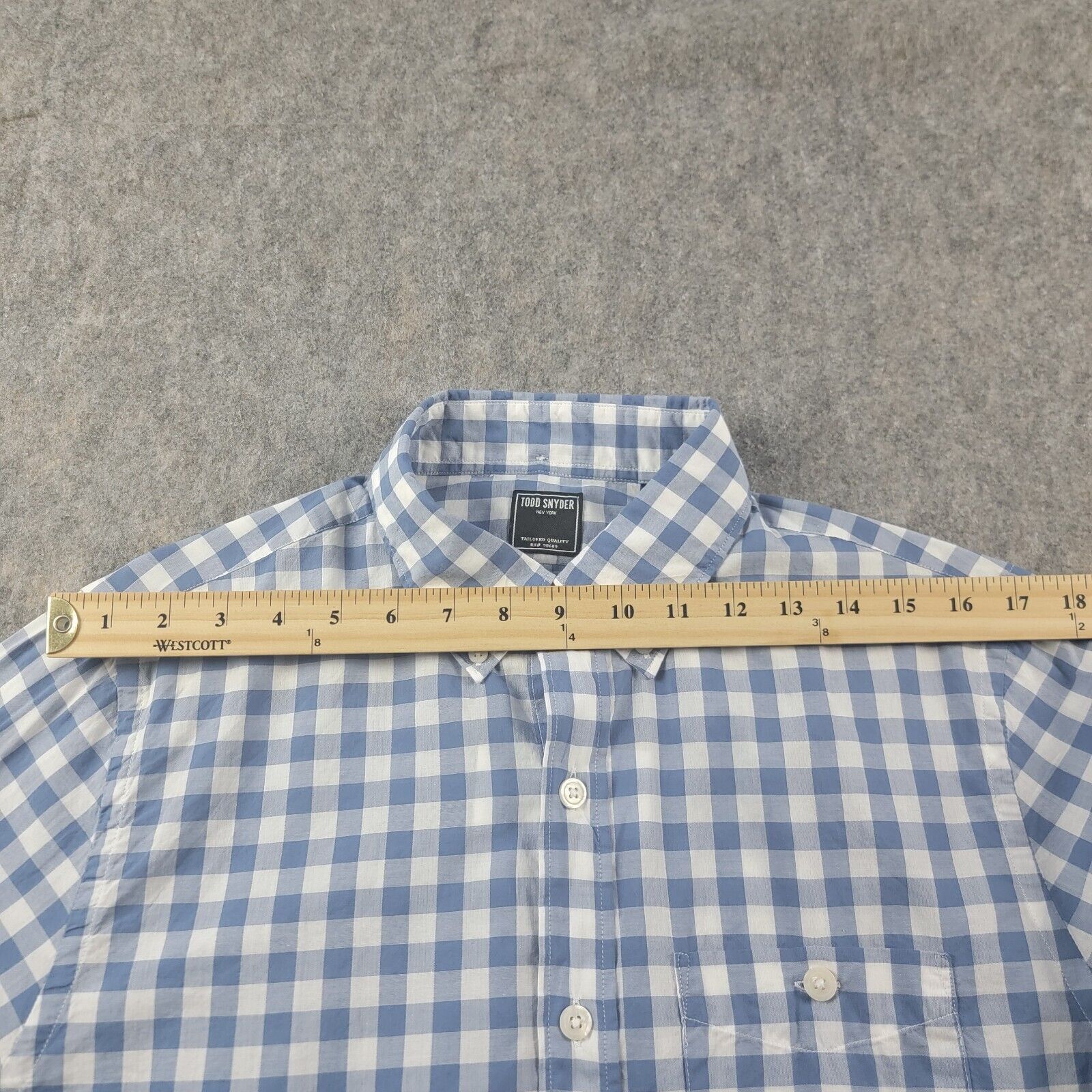 Todd Snyder Todd Snyder Gingham Favorite Oxford Button Down Shirt Size US M / EU 48-50 / 2 - 4 Thumbnail