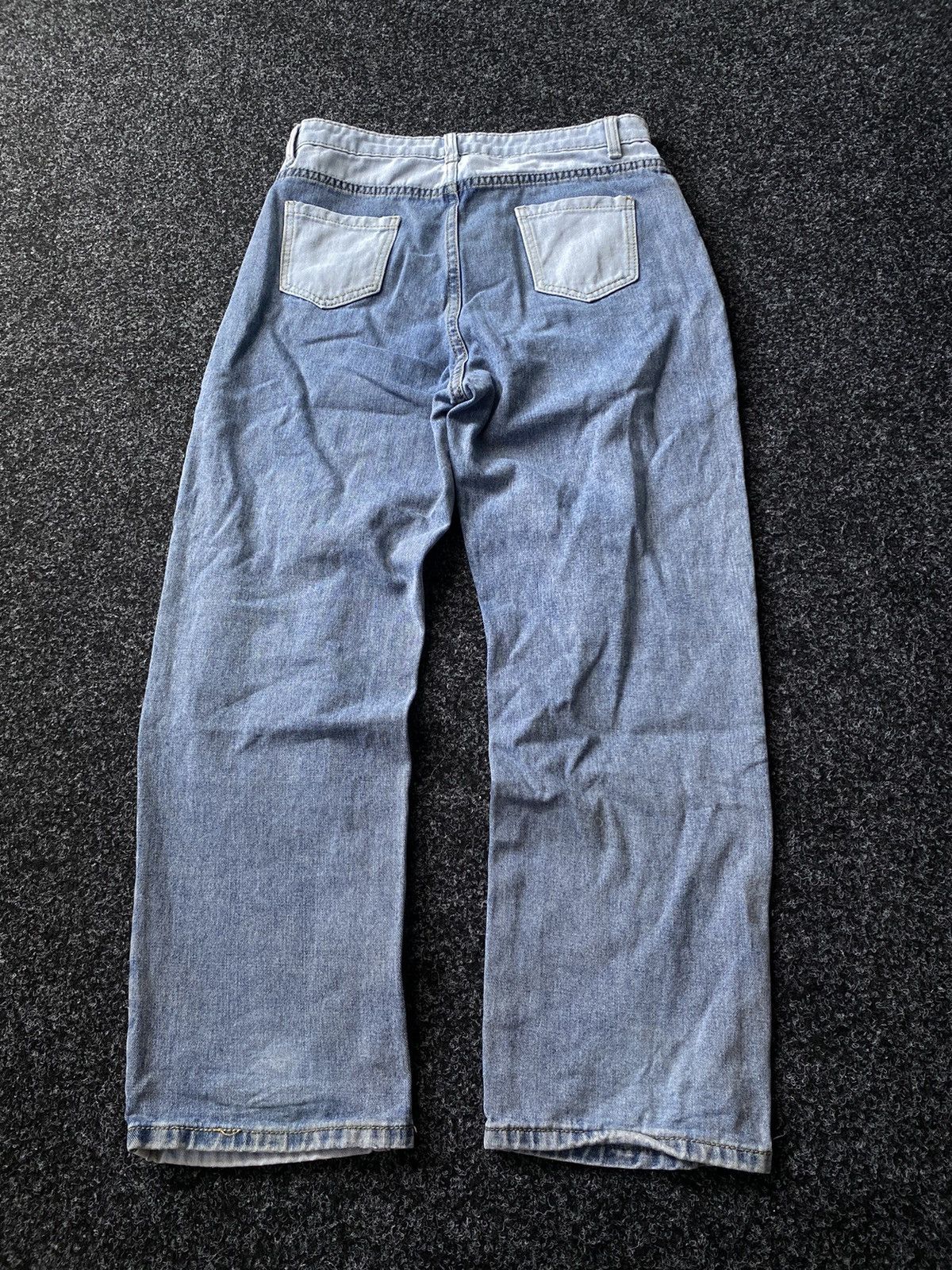 Jean × Vintage Blue Baggy Denim Jeans Size 30" / US 8 / IT 44 - 7 Thumbnail