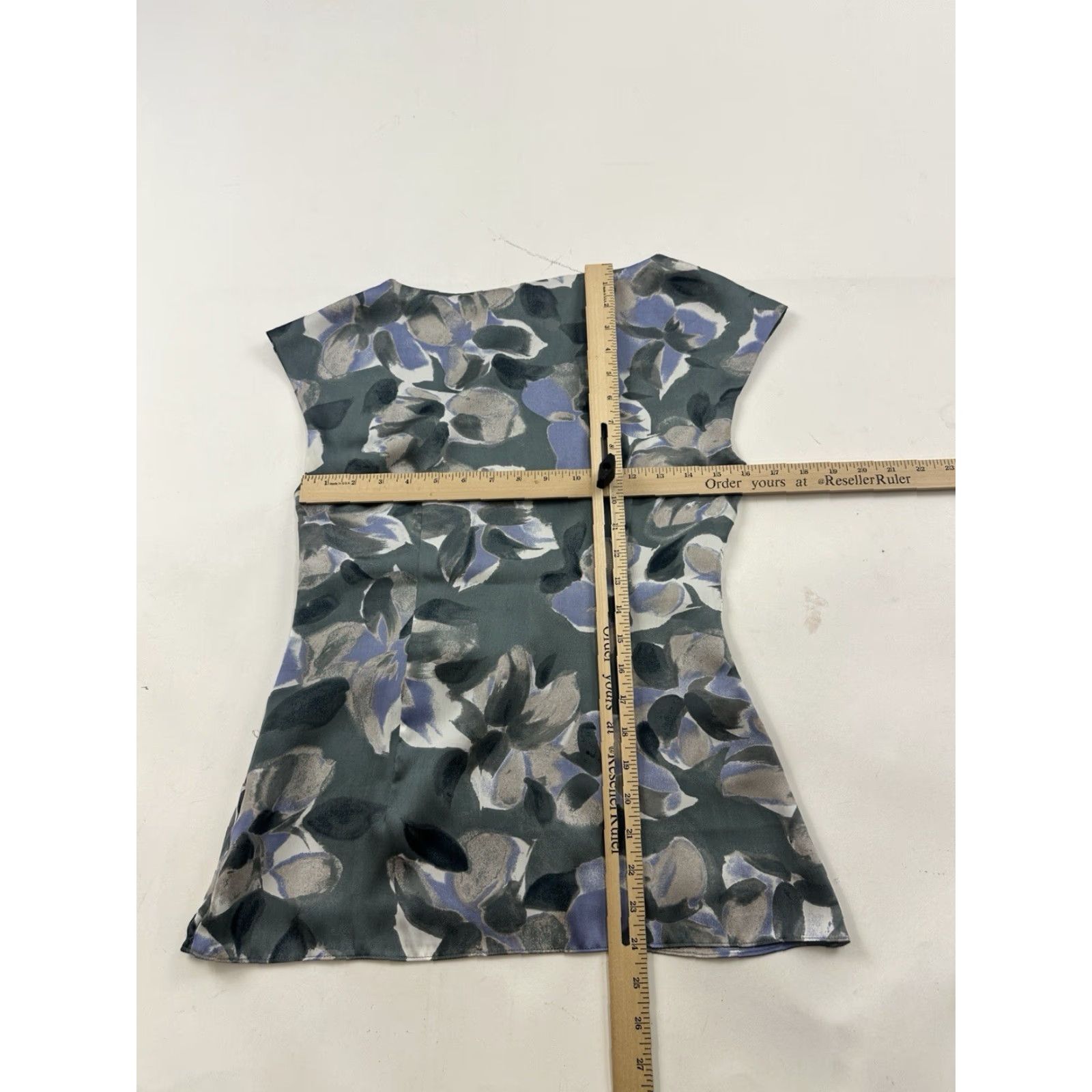 Banana Republic VINTAGE Banana Republic Blouse Womens 2 Floral Print Sleeveless Top Side Zipper Size XS / US 0-2 / IT 36-38 - 5 Thumbnail