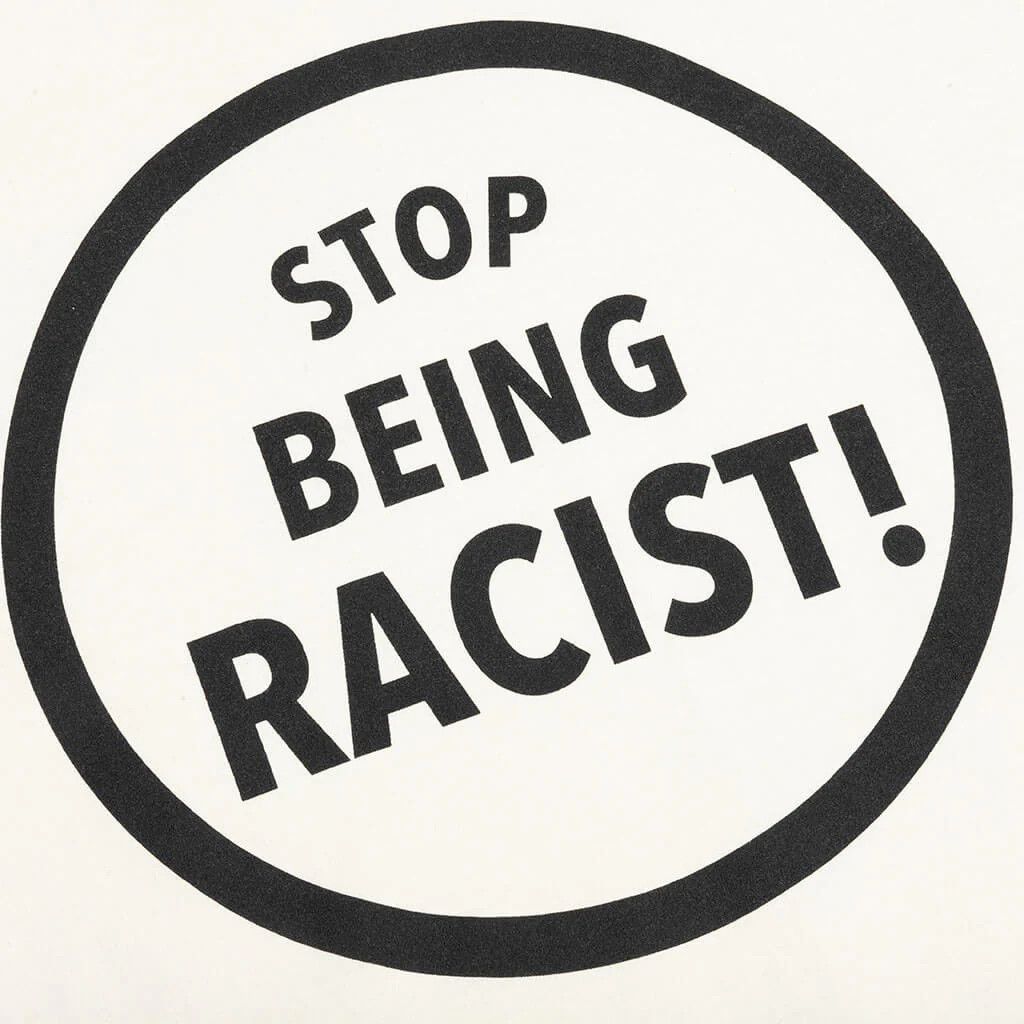 Gallery Dept. o1mle0326 Stop Being Racist Tee Shirt in Cream Size US S / EU 44-46 / 1 - 3 Thumbnail