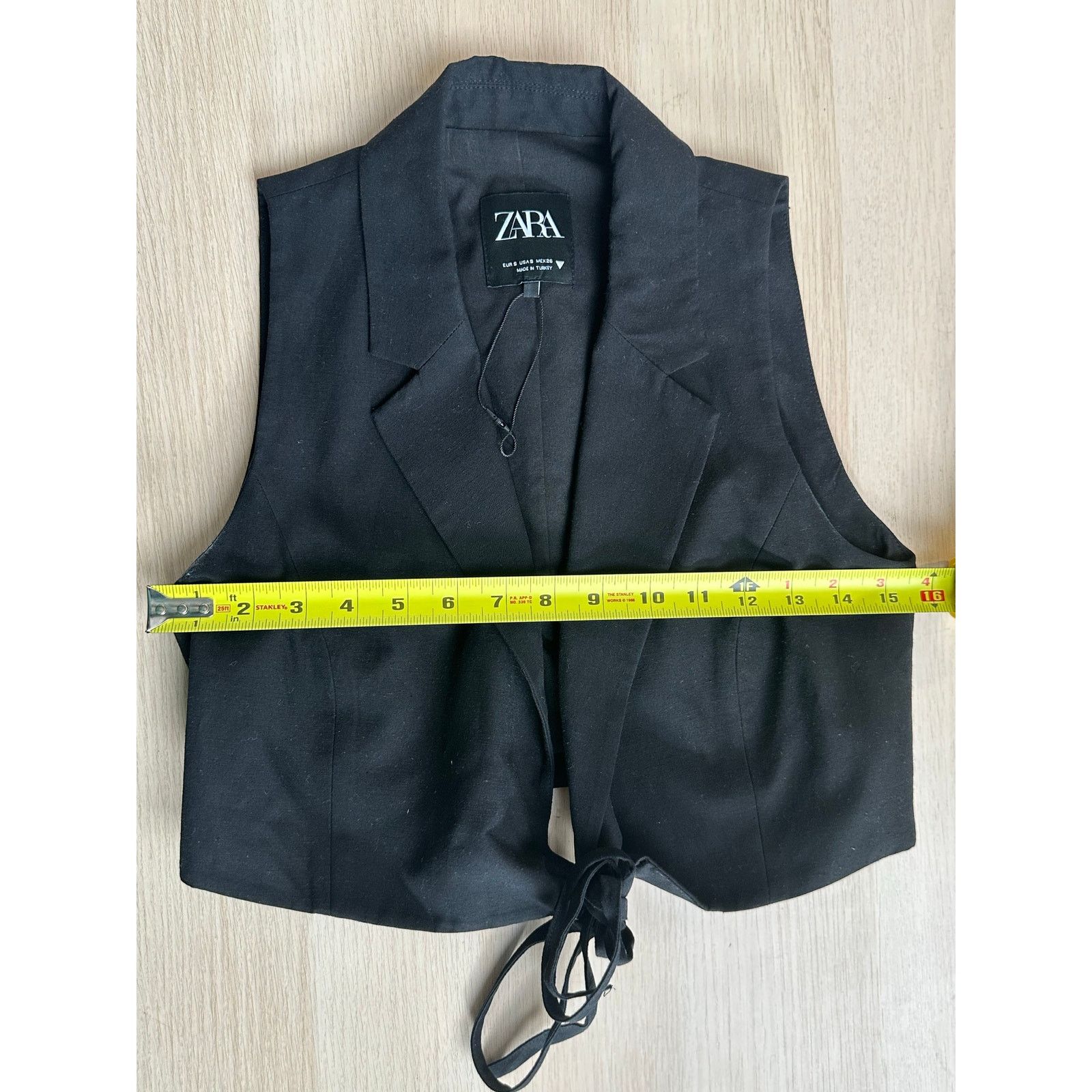 Zara Zara Black Vest - Size S - Mint Size S / US 4 / IT 40 - 4 Thumbnail