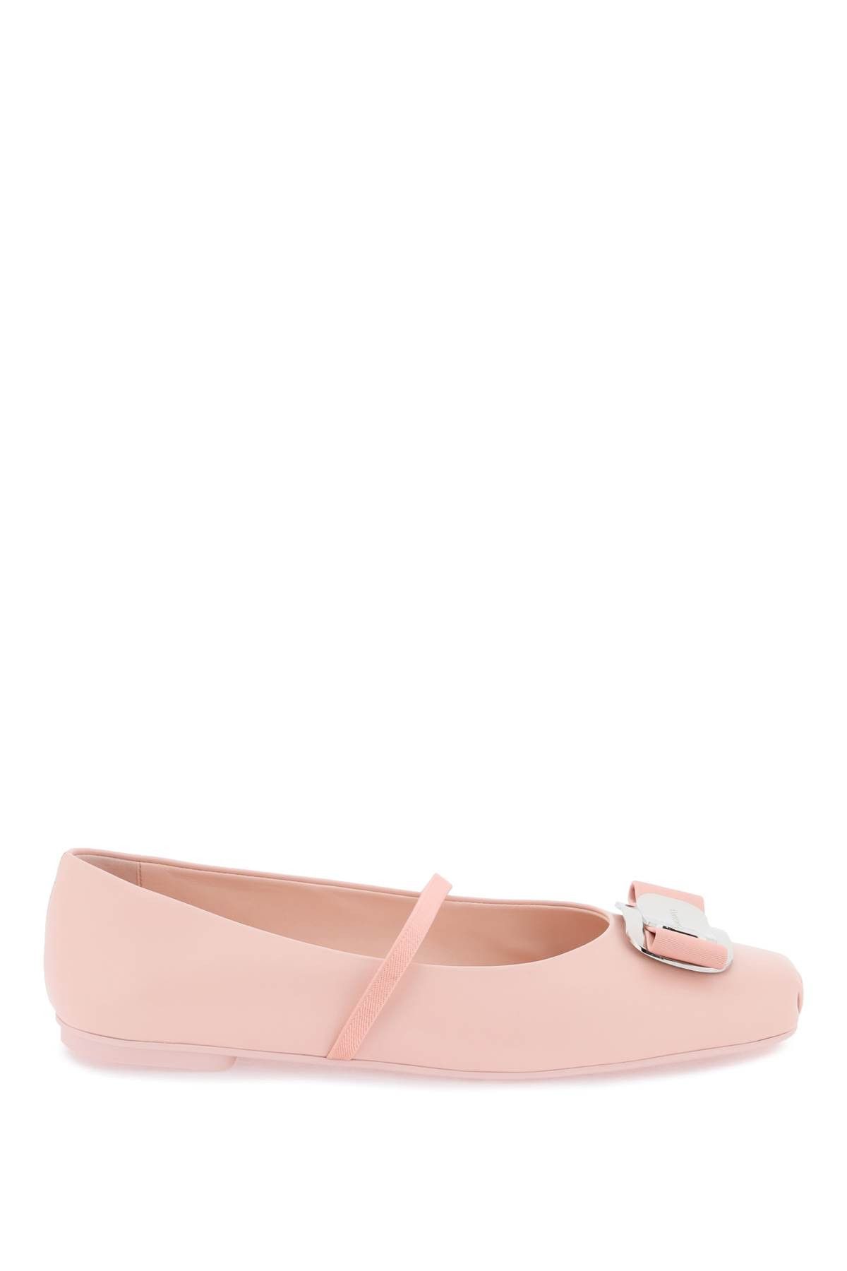 Salvatore Ferragamo o1s22i1n1025 Zina Ballet Flats in Pink Size US 6.5 / IT 36.5 - 1 Thumbnail