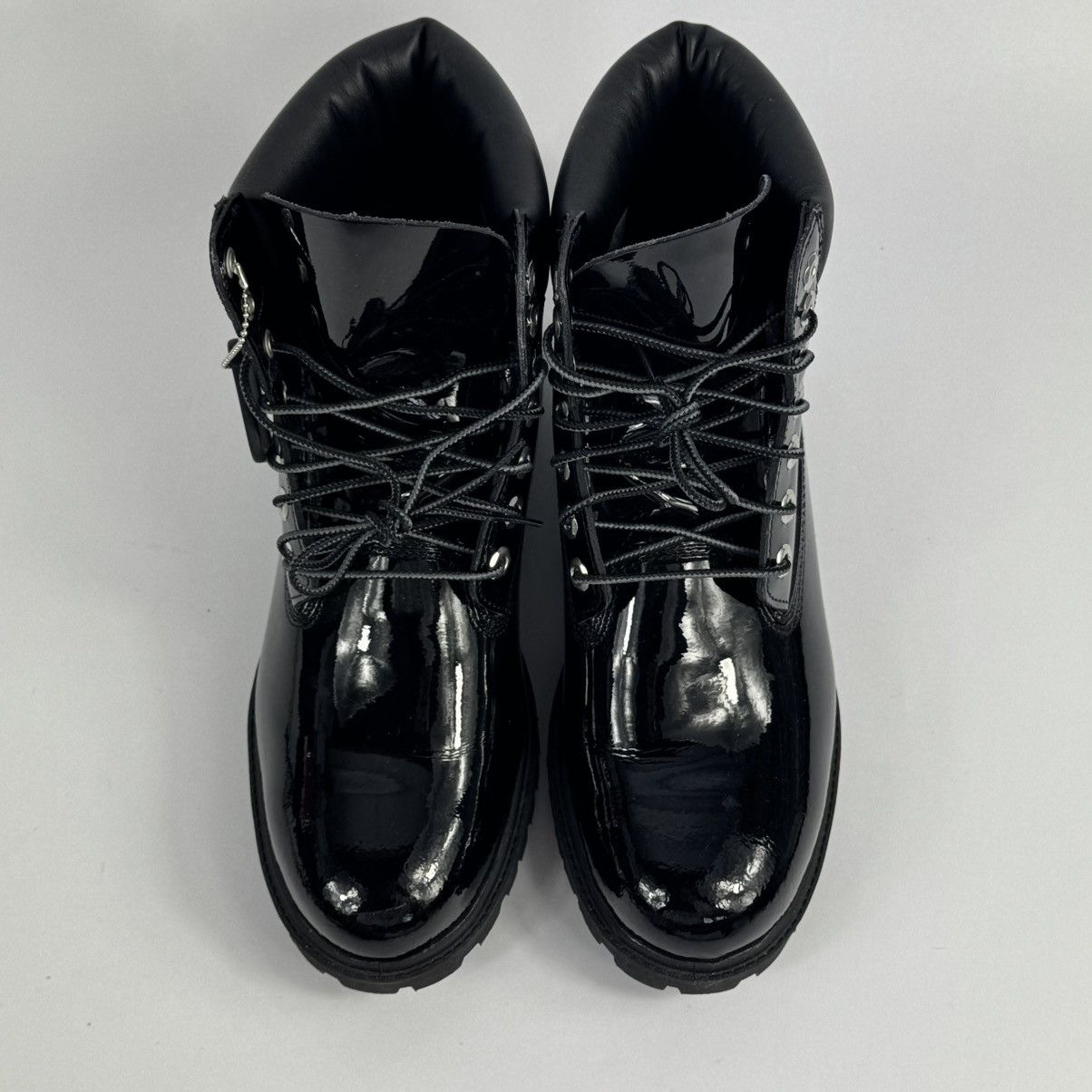 Timberland x VENEDA CARTER PATENT BLACK BOOTS Size US 8.5 / EU 41-42 - 4 Thumbnail