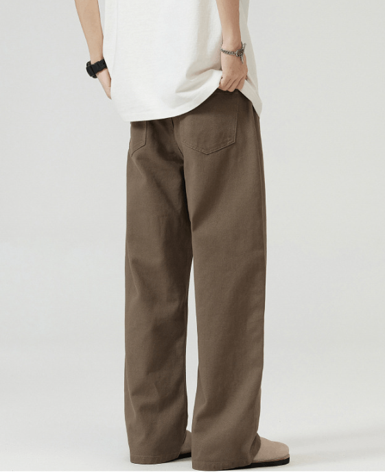 Japanese Brand Men's trendy all-match loose straight jeans y2k Size US 32 / EU 48 - 5 Thumbnail