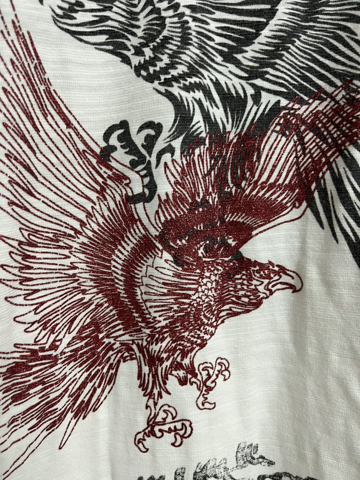 Addaptation Japan 💥VINTAGE ! Y2K Phoenix Dragon Sukajan Tradition Japan Tee Size US L / EU 52-54 / 3 - 12 Thumbnail