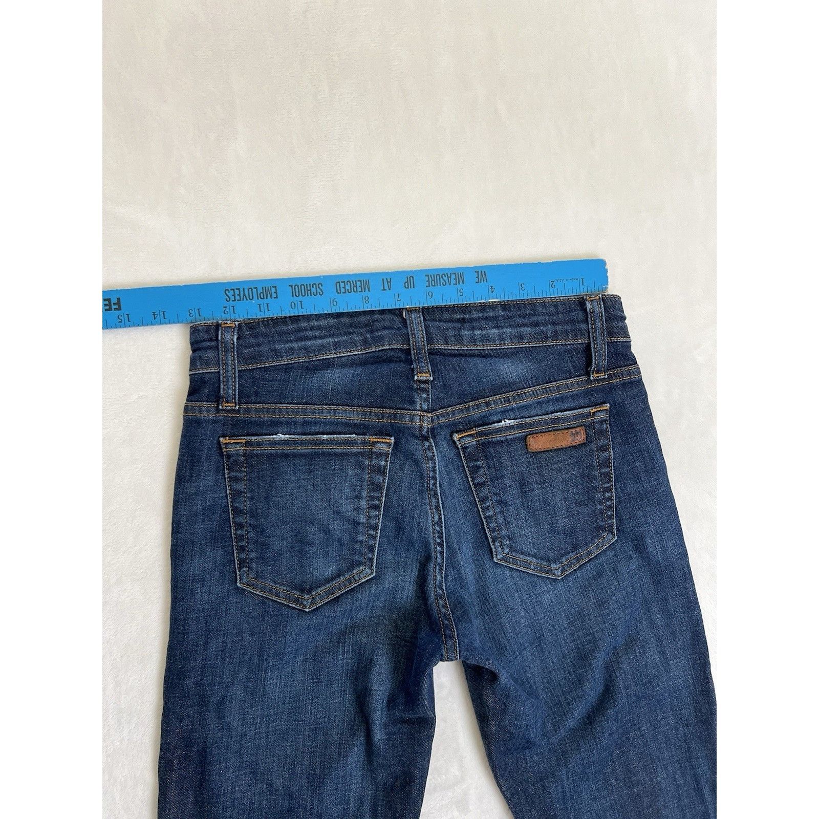 Joe's Joe's Jeans Women's Size 25 Blue Medium Wash High Rise Strai Size 25" / US 0 / IT 36 - 10 Thumbnail