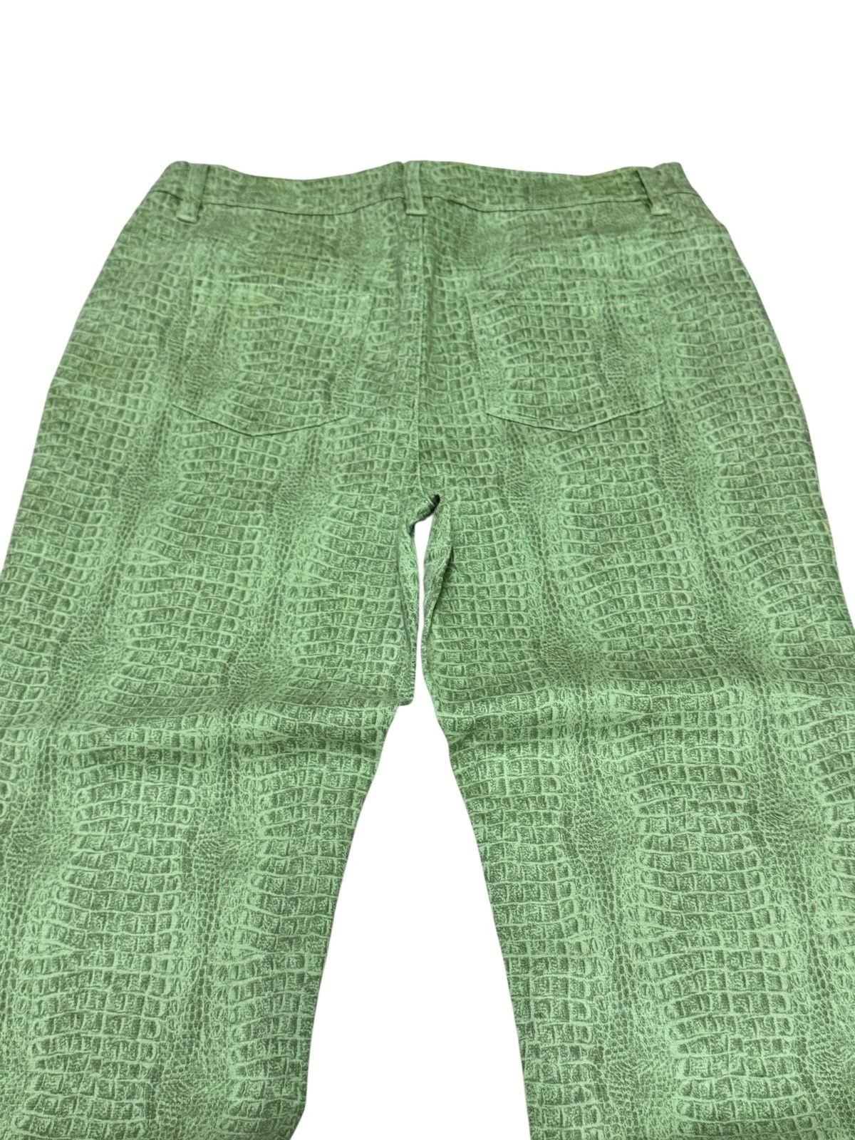 If Six Was Nine Vintage DIANE GILMAN Elastic Snake Design Pants Size US 30 / EU 46 - 9 Thumbnail