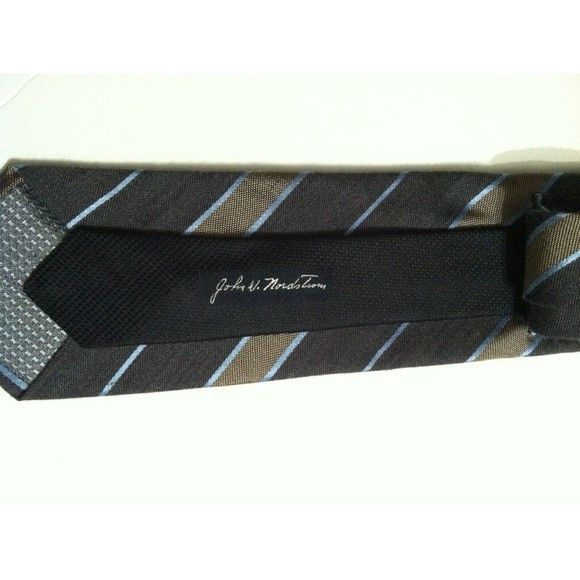 Nordstrom JOHN W.NORDSTROM MENS NEW MLTCLR 100%SILK TIE WIDTH:3 1/4" Size ONE SIZE - 3 Thumbnail