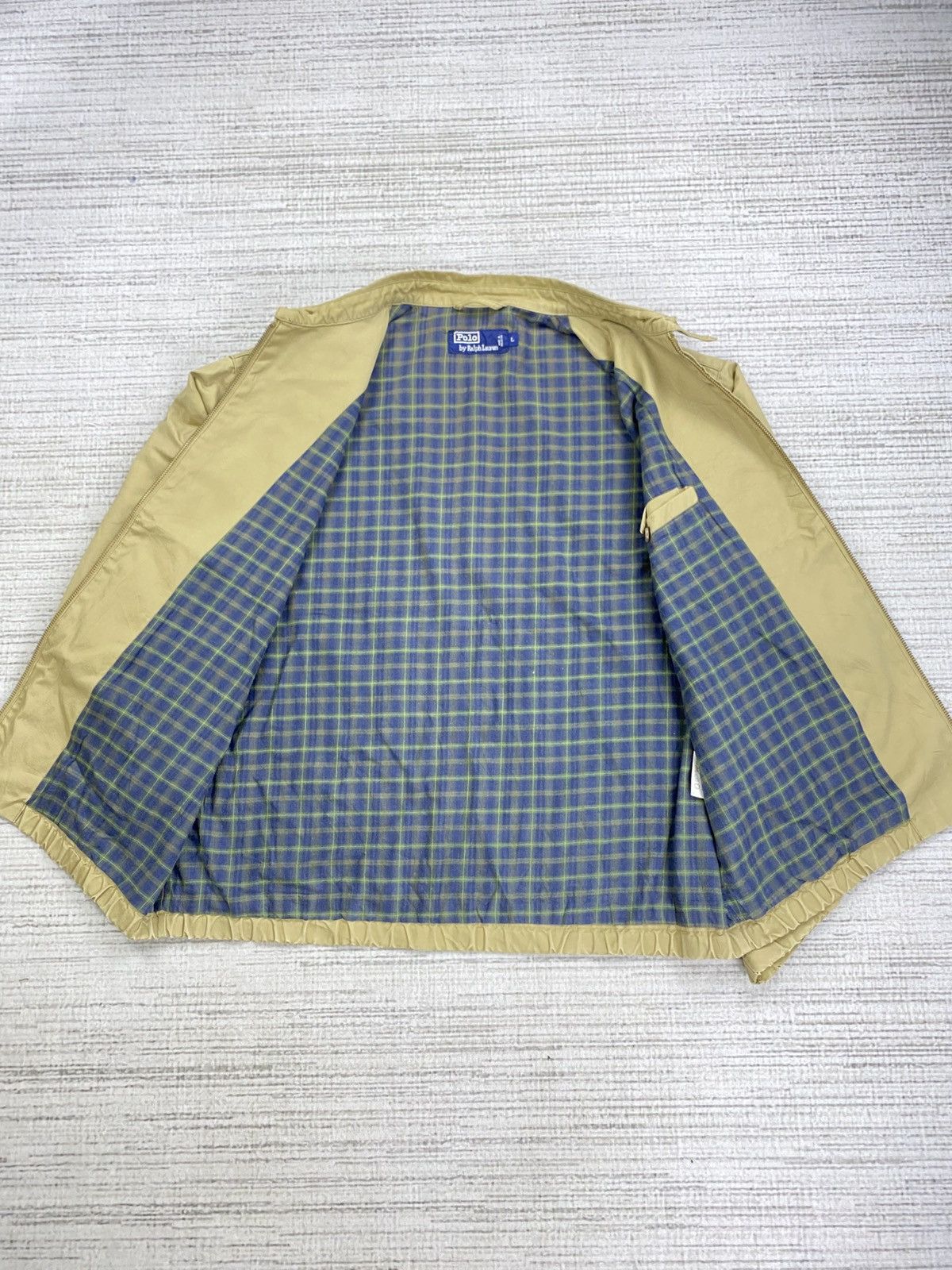 Polo Ralph Lauren × Ralph Lauren × Vintage Vtg 90s Polo Ralph Lauren Embroidery Logo Inner Plaid Jacket Size US L / EU 52-54 / 3 - 8 Thumbnail