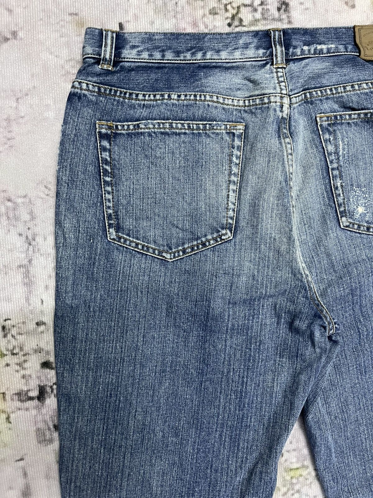 Lauren Ralph Lauren × Polo Ralph Lauren × Vintage Flare Vintage Laurent Jeans Co with Patches Size US 33 - 11 Thumbnail