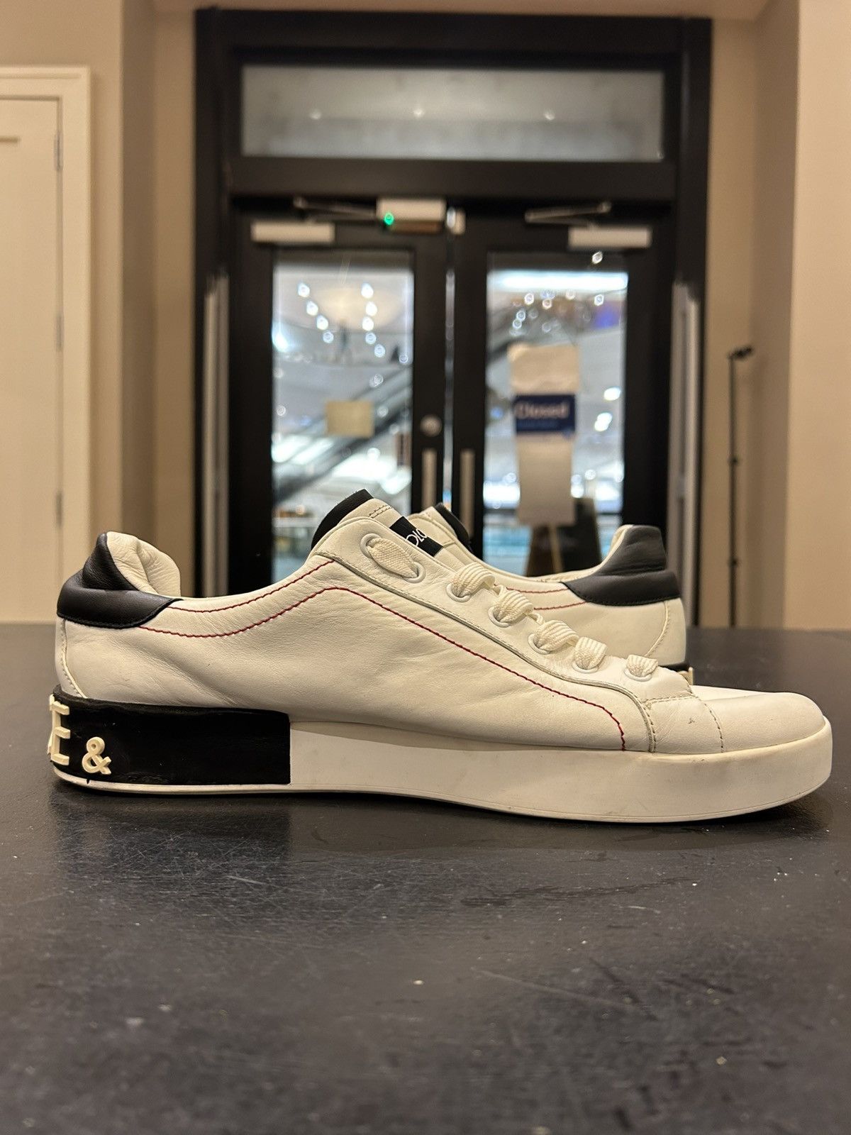 Dolce & Gabbana Dolce & Gabbana Portofino Sneaker - White Size US 11 / EU 44 - 3 Thumbnail