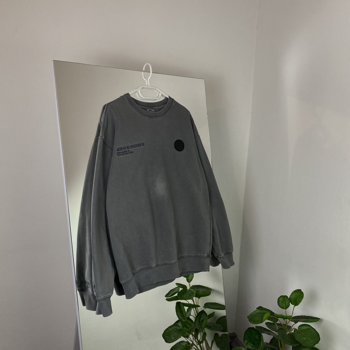 VINTAGE AAPE GARMENT DYED SWEATSHIRT