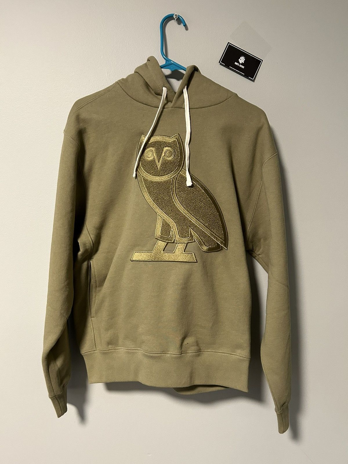 image of Octobers Very Own Ovo Owl Hoodie OG Olive Size Small, Men's