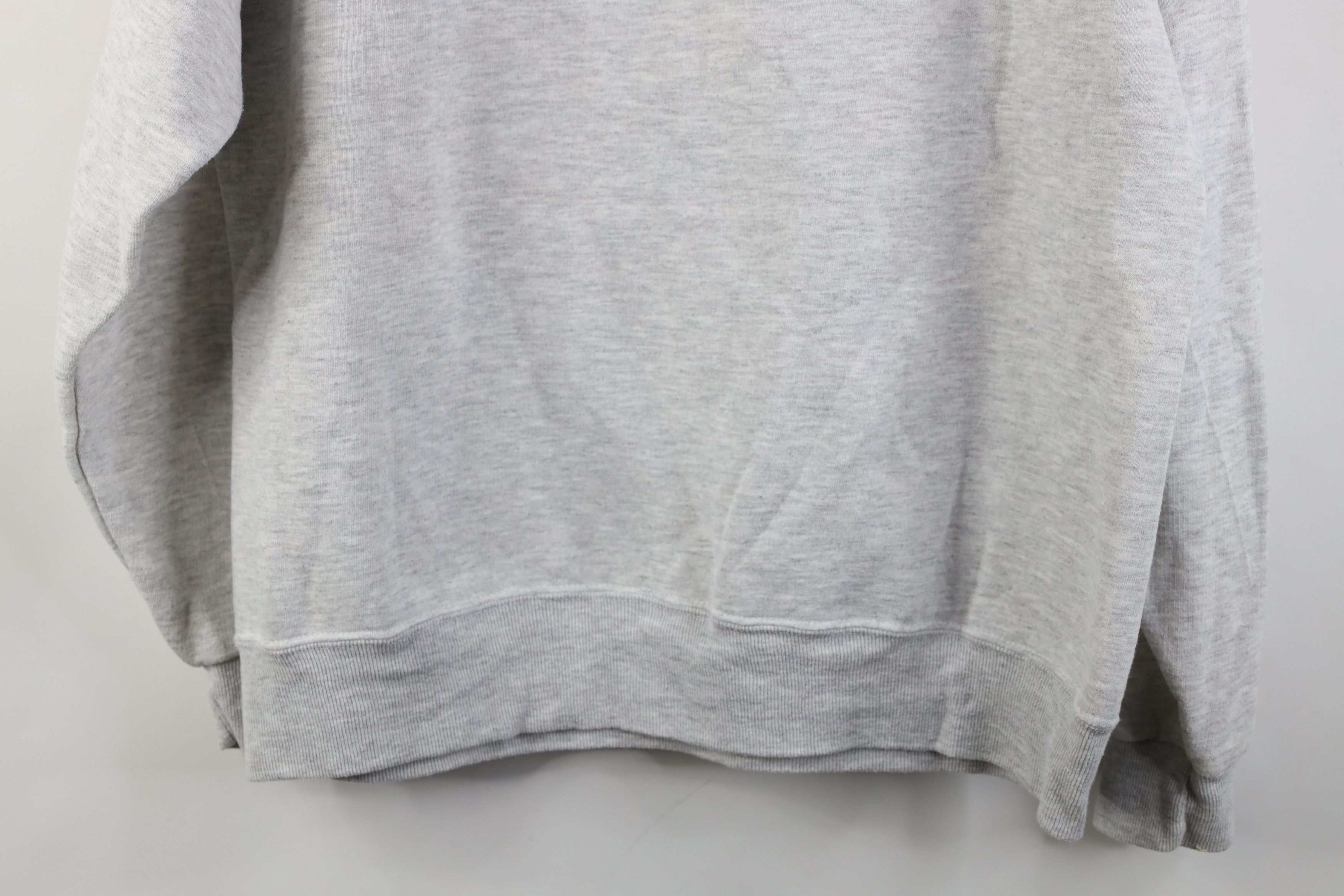 Vintage Vintage 90s Y2K Streetwear Hoodie Sweatshirt Heather Gray Size US L / EU 52-54 / 3 - 14 Thumbnail
