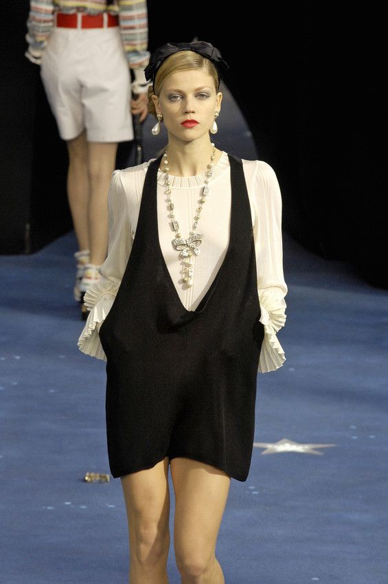 Chanel Chanel S/S 08' karl lagerfeld - knit silk jumpsuit Size XS / US 0-2 / IT 36-38 - 2 Thumbnail