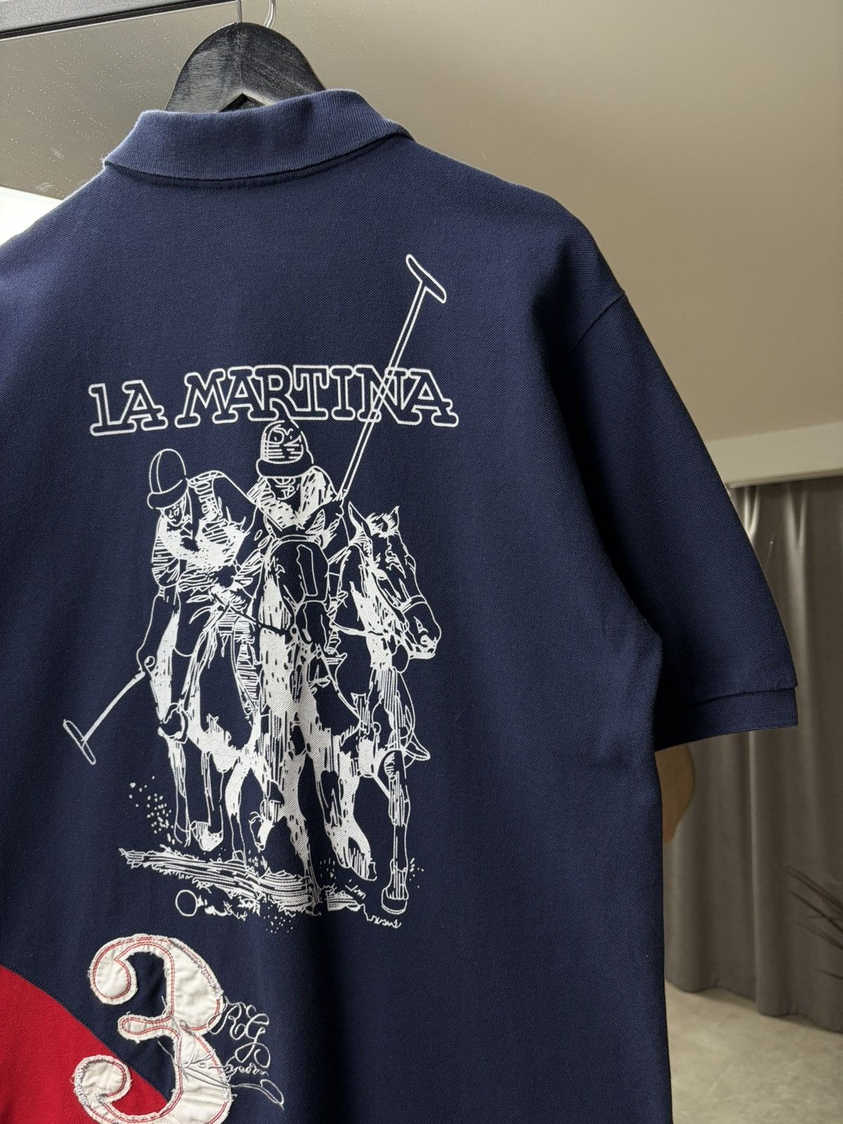 Polo Ralph Lauren La Martina Polo Shirt Equestrian Luxury Big Logo Back Y2K Size US L / EU 52-54 / 3 - 5 Thumbnail