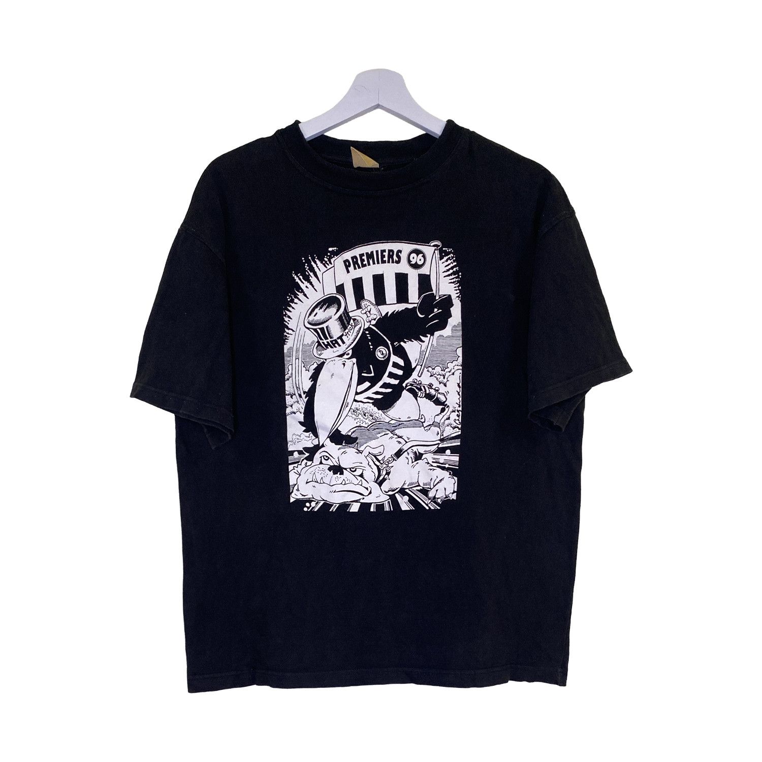 NFL Vintage 1996 Port Adelaide Magpies SANFL Premiers T-Shirt Size US L / EU 52-54 / 3 - 1 Thumbnail