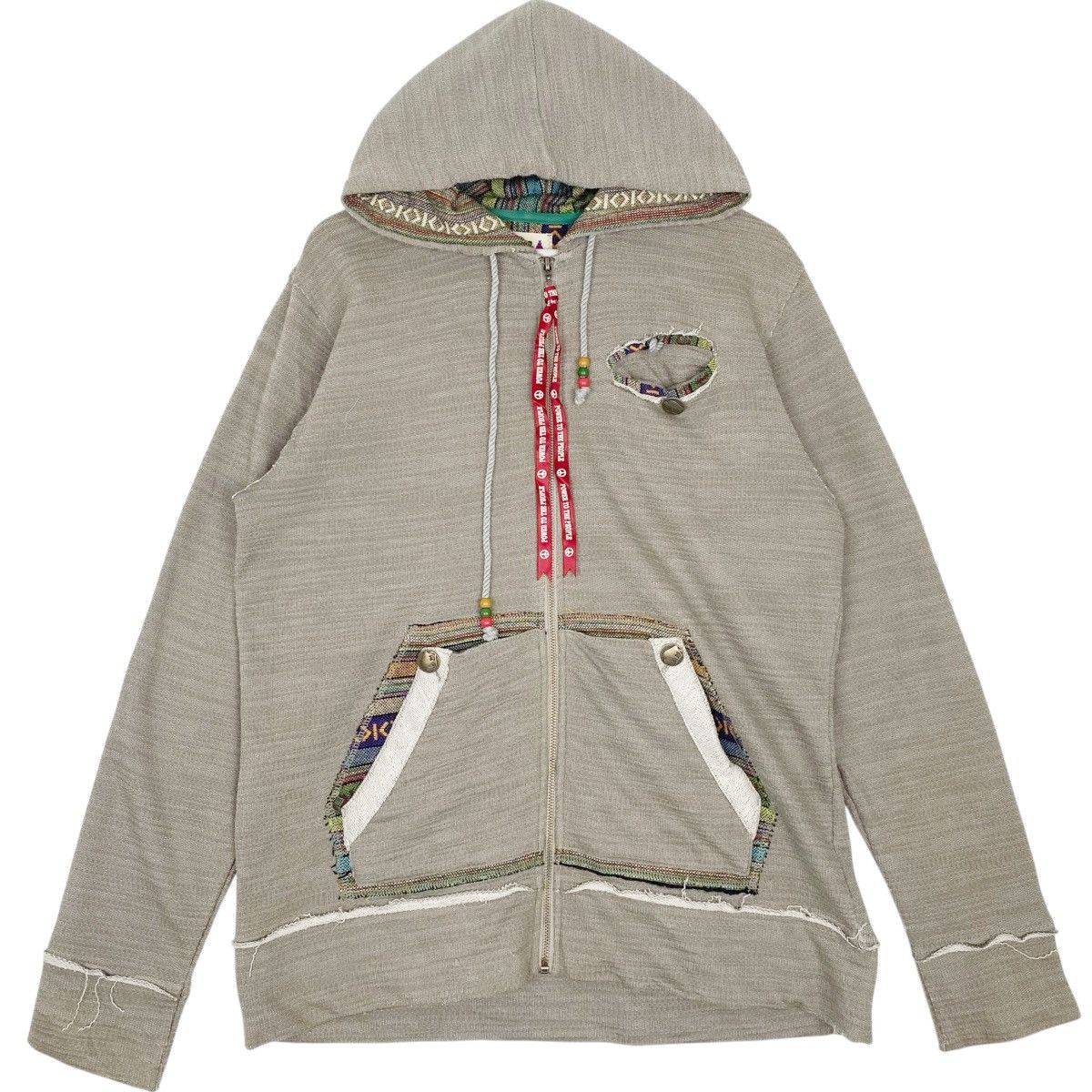 Other Vintage Power To The People Sweater Hoodie Beige Size L Size US L / EU 52-54 / 3 - 1 Thumbnail