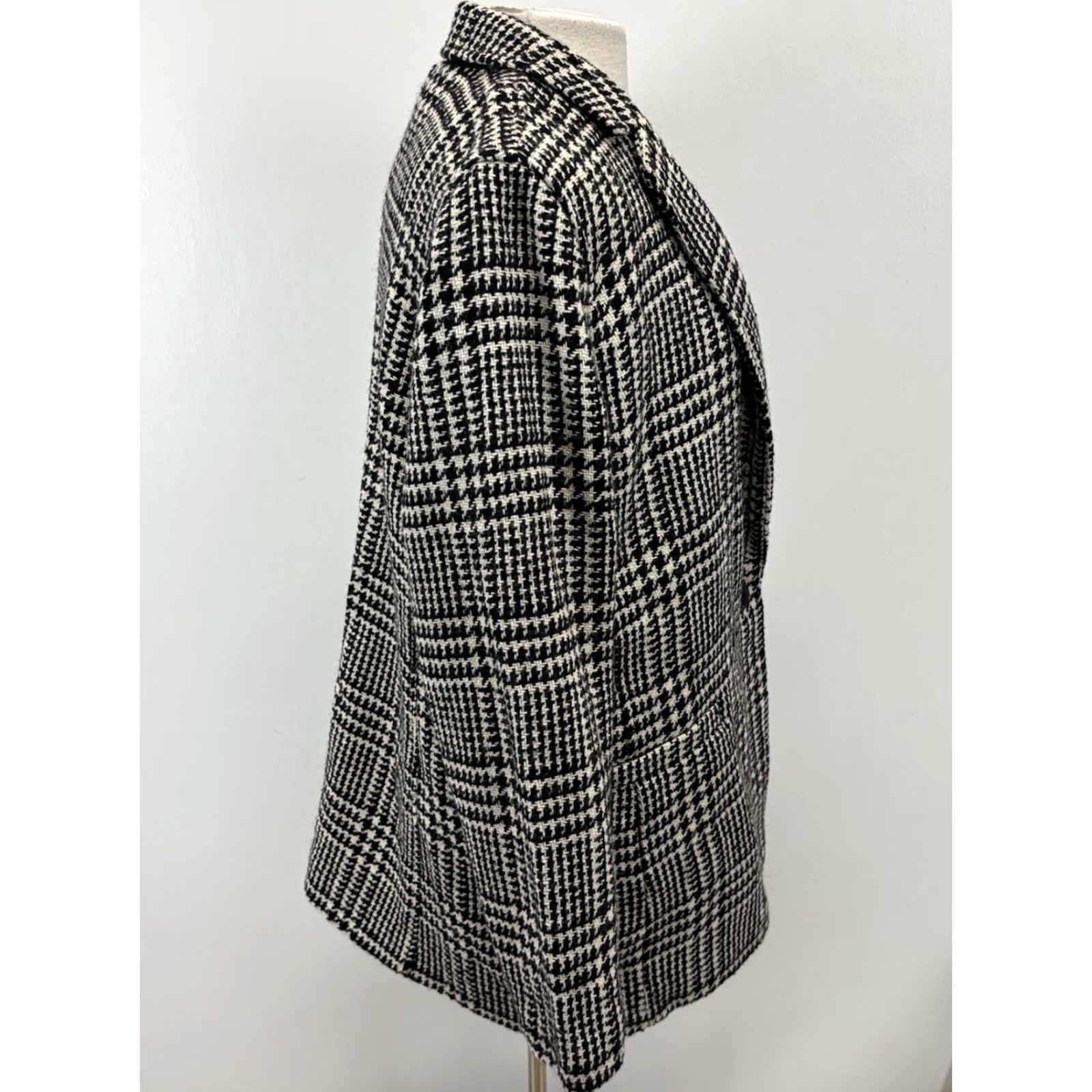 Talbots Talbots Wool Houndstooth Blazer Jacket sz 16 Plaid Double Breasted Classic Size XXL / US 16-18 / IT 52-54 - 4 Thumbnail
