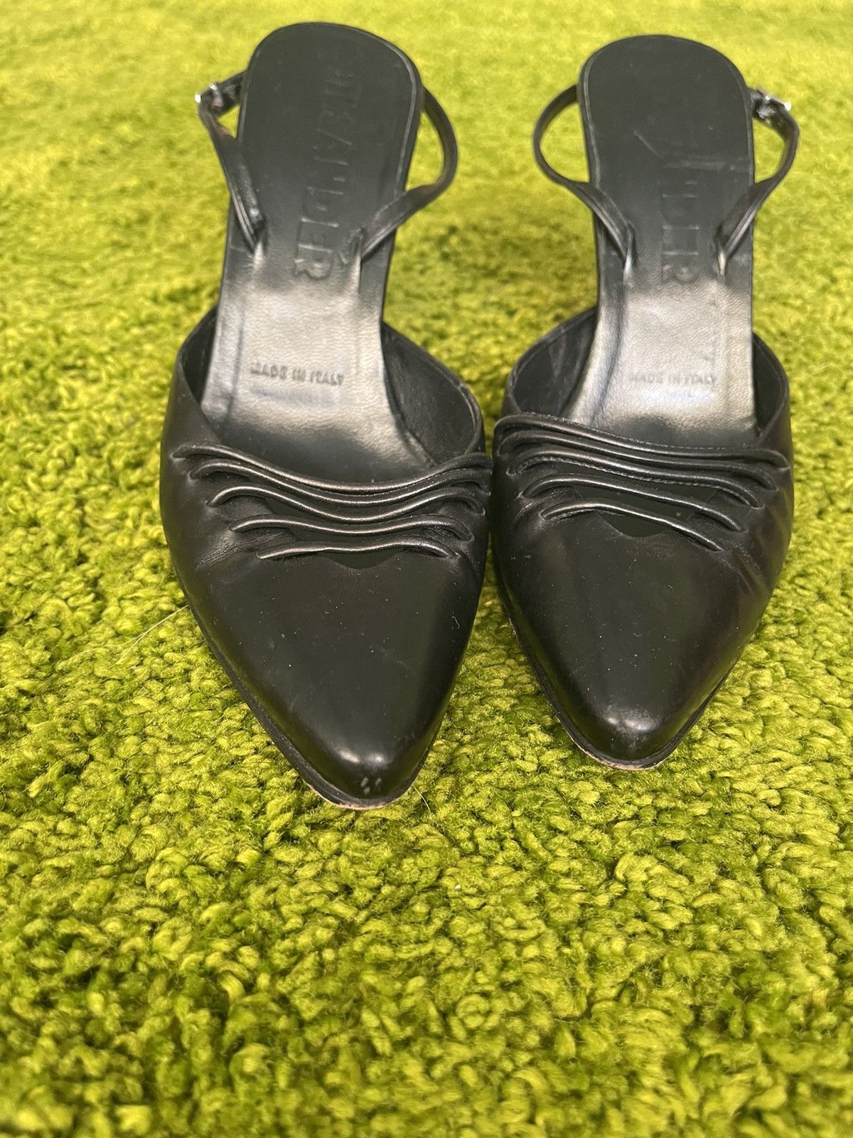 Designer × Jil Sander Jil Sander avant garde lace up leather heels Size US 6.5 / IT 36.5 - 2 Thumbnail