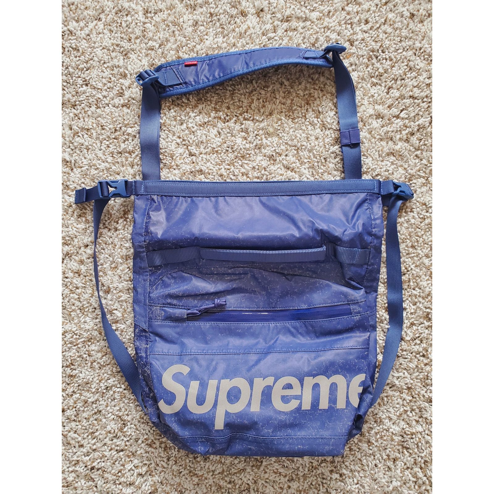 Supreme Supreme Waterproof Reflective Speckled Blue Shoulder Bag Size ONE SIZE - 2 Thumbnail