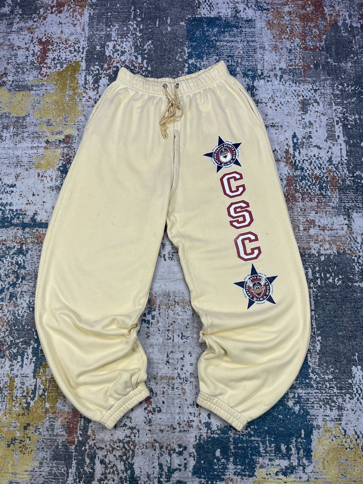 Captain Santors Vintage Captain Santa Over Printed Sweatpants Size US 30 / EU 46 - 2 Thumbnail