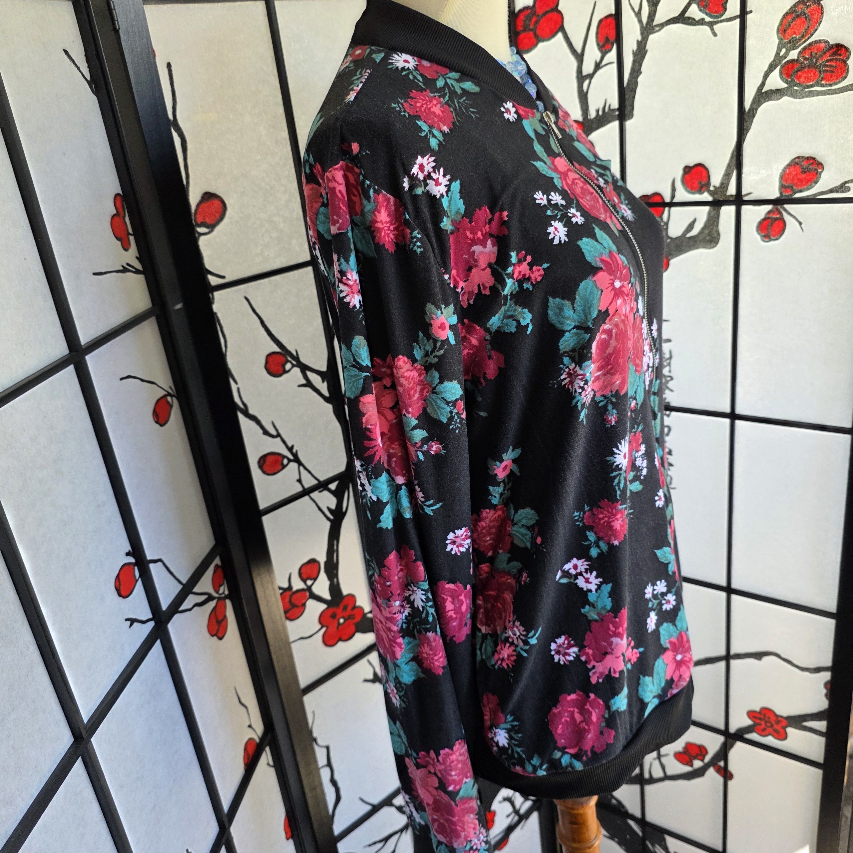 Other Rose Floral Light Hoodie Size L / US 10 / IT 46 - 3 Thumbnail