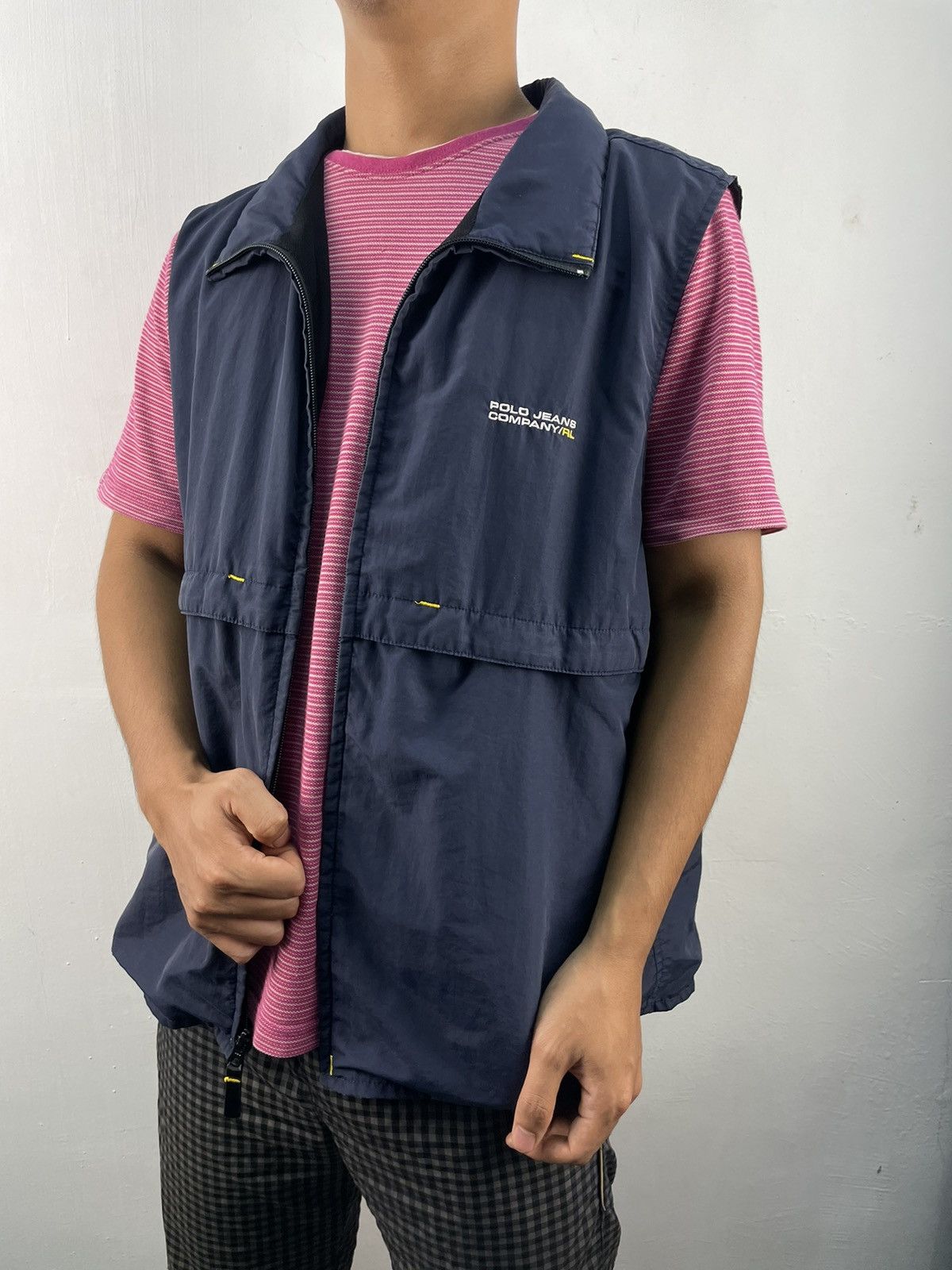 Polo Ralph Lauren Vintage Polo Jeans Ralph Lauren Vest Hooded Jacket Size US L / EU 52-54 / 3 - 2 Thumbnail