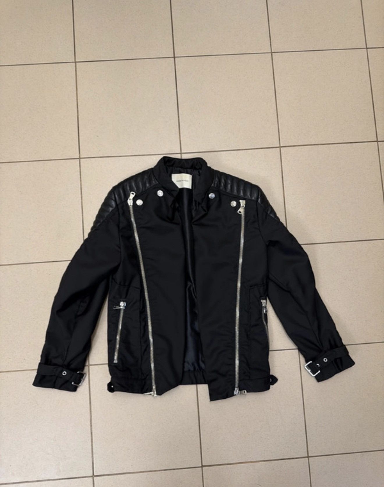 Pierre Balmain Pierre Balmain Biker Jacket Size US S / EU 44-46 / 1 - 1 Thumbnail