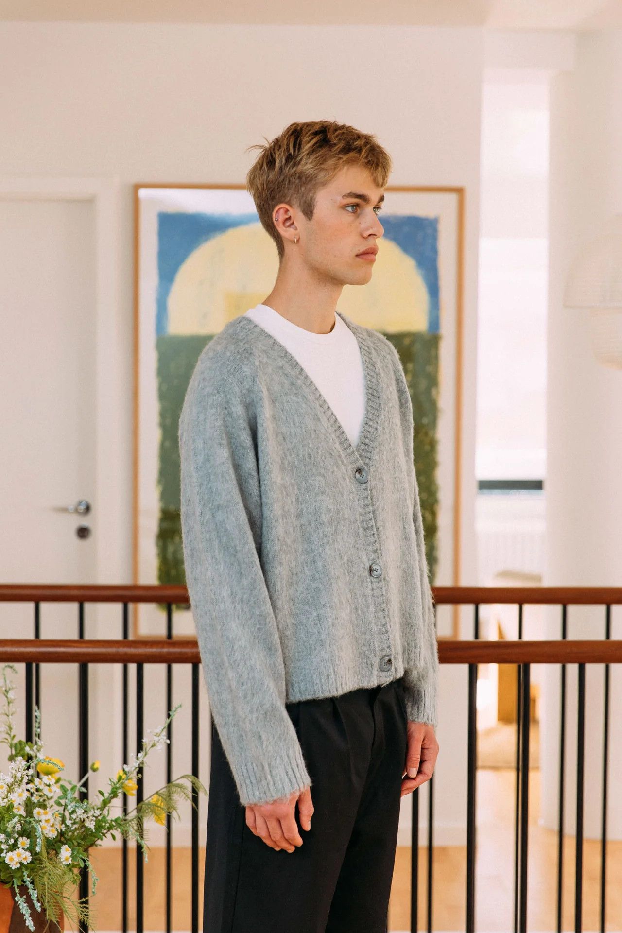 Other 33mm | Cleo Cardigan - Grey (Size Large) Size US L / EU 52-54 / 3 - 3 Thumbnail
