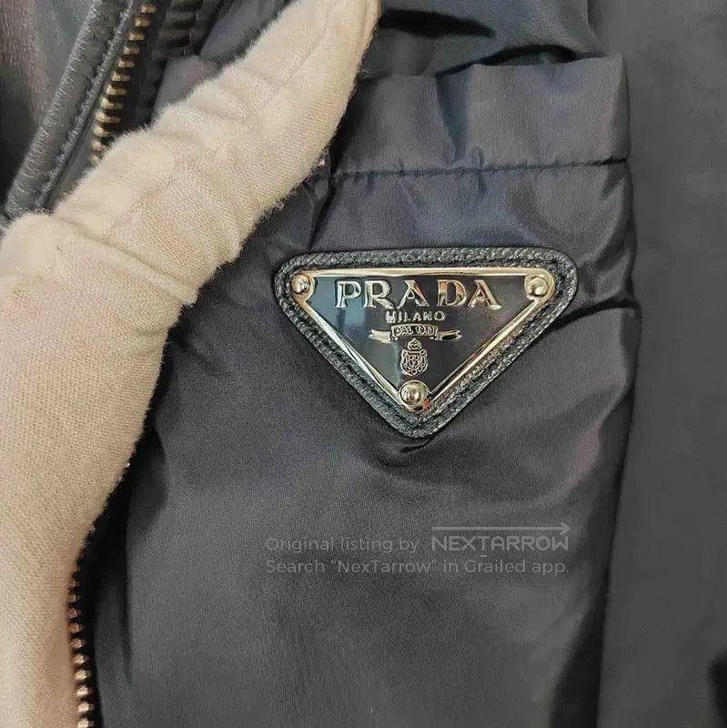 Prada Prada Navy Blue Shell Men's Jacket. Size US M / EU 48-50 / 2 - 7 Thumbnail