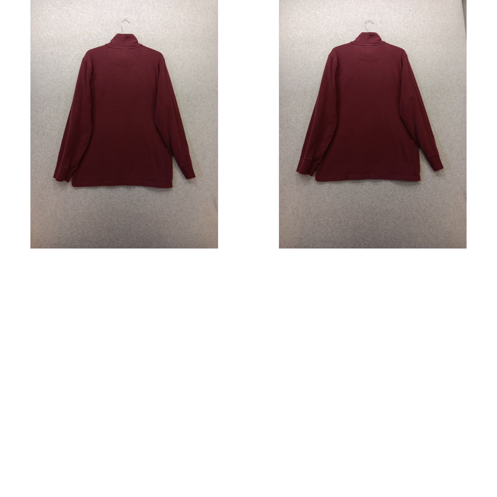 Brooks Brothers VINTAGE Brooks Brothers Henley Shirt Mens L Burgundy 1/4 Zip Pullover Knit Cotton Logo Zipper Casual Sweater Size US L / EU 52-54 / 3 - 9 Thumbnail
