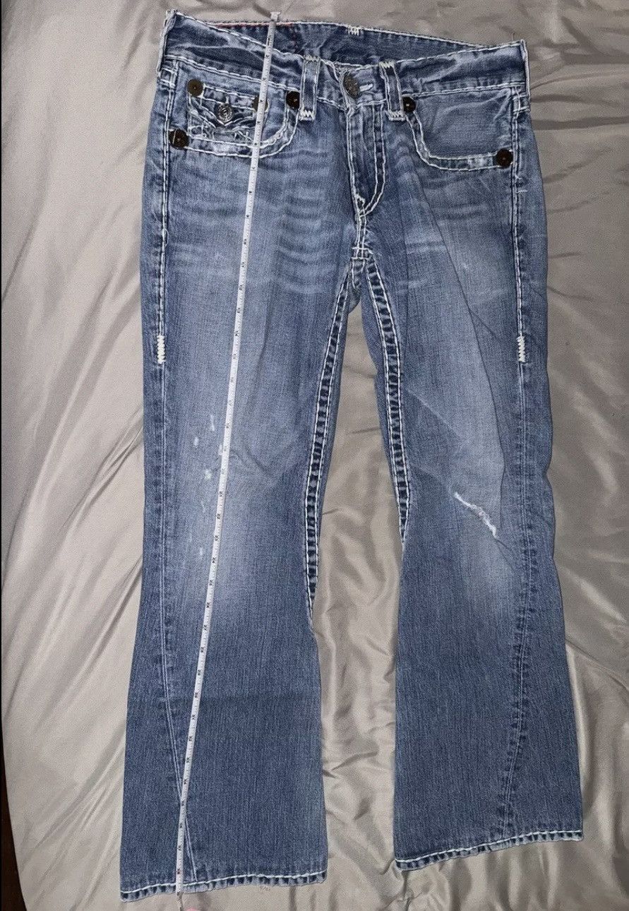 True Religion × Vintage True Religion Bootcut Thick Stitching Size US 31 - 4 Thumbnail