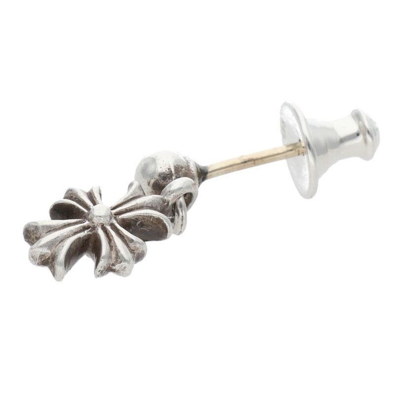 Chrome Hearts Chrome Hearts Tiny ECH Plus Drop Silver Earring Size ONE SIZE - 4 Thumbnail