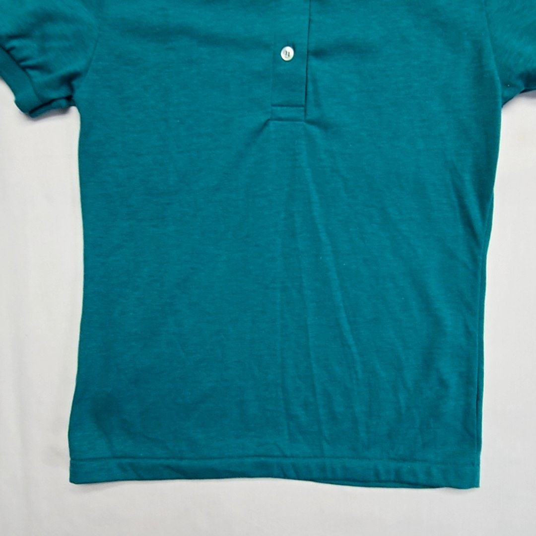 Hanes Vintage New Polo Hanes Green Collar Womens Small Shirt 90s Size S / US 4 / IT 40 - 2 Thumbnail