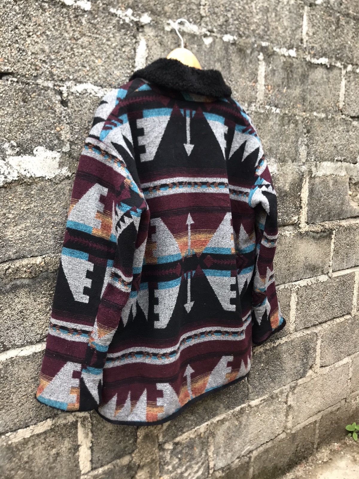Japanese Brand ⚡️Vintage Southwestern Titicaca Navajo Patterned Coat Jacket Size US XL / EU 56 / 4 - 12 Thumbnail