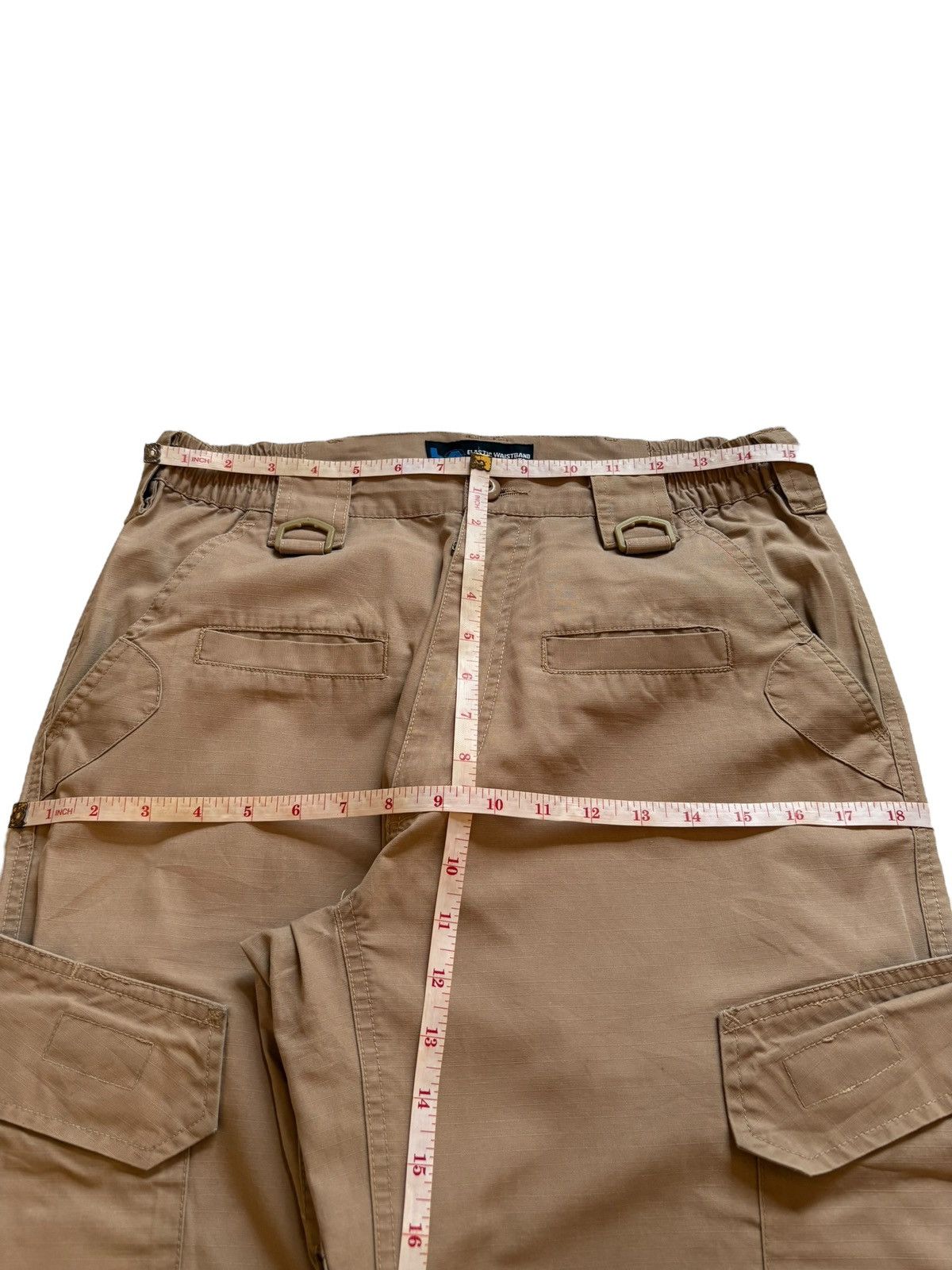 Japanese Brand Vintage Japanese Brand Cargo Multi Pocket Baggy Jeans Size US 31 - 12 Thumbnail