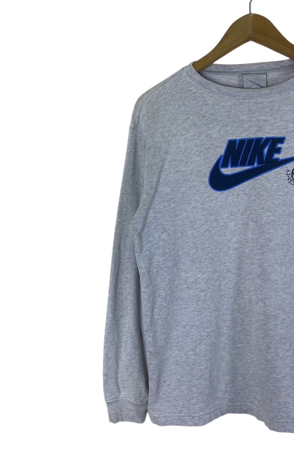 Nike × Vintage Vintage Nike Big Spellout Sweatshirt Size US L / EU 52-54 / 3 - 6 Thumbnail