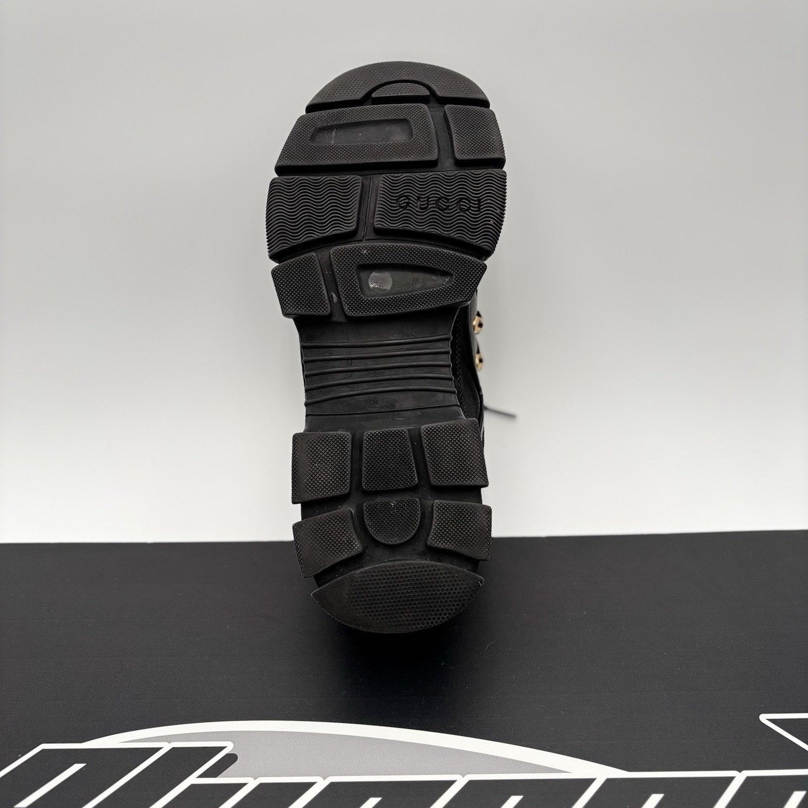 Gucci Gucci Flashtrek ' SEGA Black Leather ' | GOOD CONDITION! Size US 8.5 / EU 41-42 - 8 Thumbnail