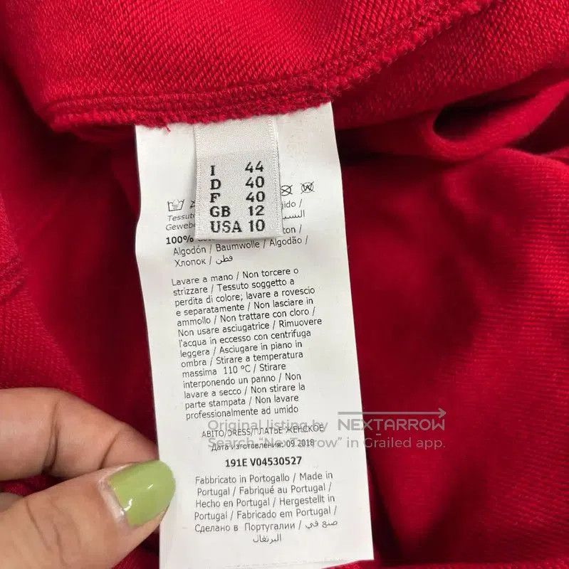 Moschino Moschino Red Cotton Women's Hoodie with Bear Design . Size XL / US 12-14 / IT 48-50 - 6 Thumbnail