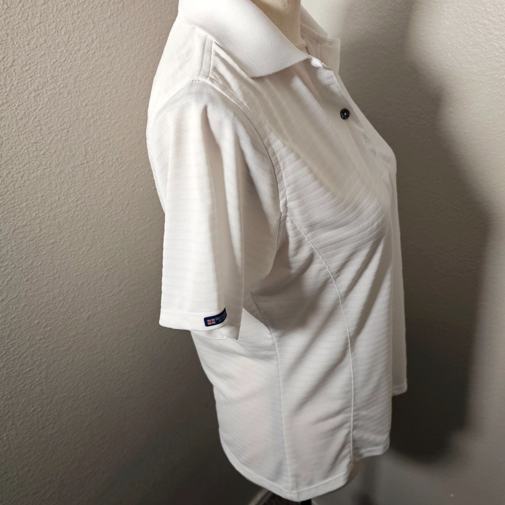 Vintage VINTAGE Bermuda Sands Polo Shirt Women S White Short Sleeve Golf Top Stripe Size S / US 4 / IT 40 - 4 Thumbnail