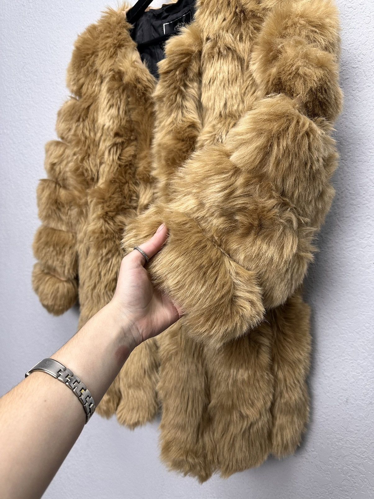 If Six Was Nine Vintage Army Military Fur Hood Jacket Y2K Utility Cropped Size S / US 4 / IT 40 - 5 Thumbnail