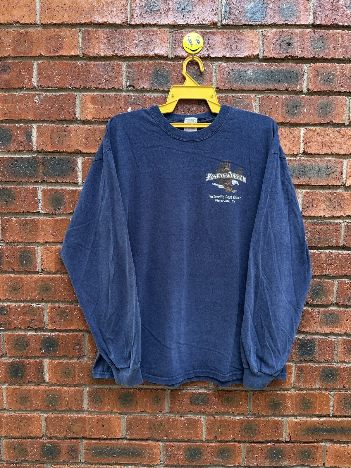 Gildan × Sears × Vintage Vintage Postal Worker Long Sleeve Faded Tee Size US XL / EU 56 / 4 - 6 Thumbnail